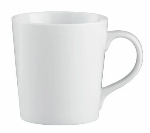 120ml White Ceramic Coffee Mug