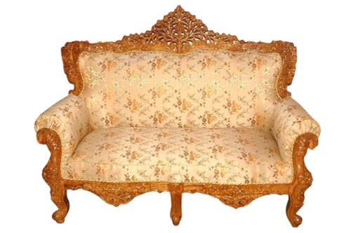 2 Seater Victorian Teak Wood Sofa