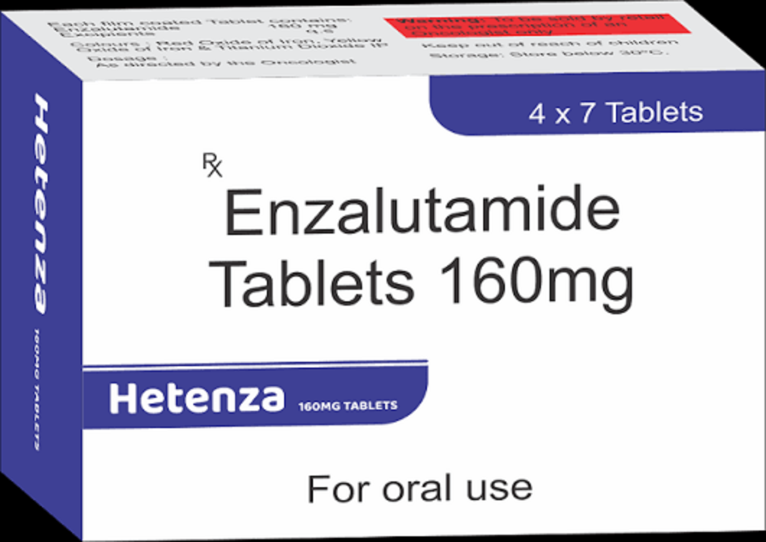 Hetenza Enzalutamide Tablets 160mg - Dosage Form: Mg