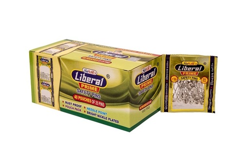 Liberal Prime Safety Pins 40 Pouch