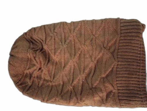 Men Woolen Long Cap