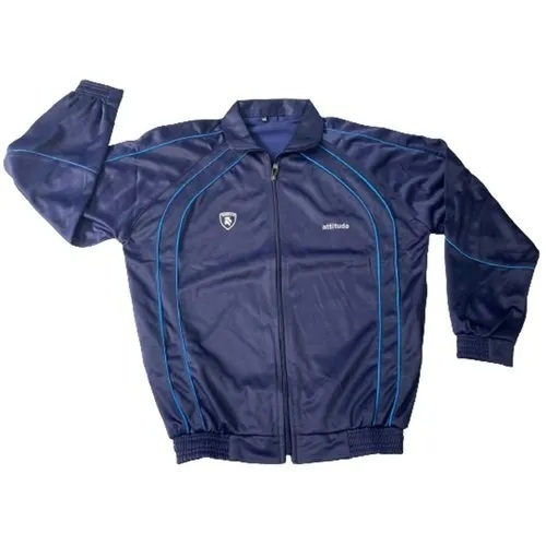 Mens Navy Blue Super Poly Tracksuit
