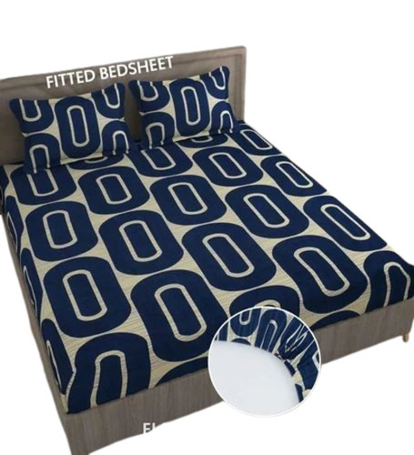 Multi Color Cotton Double Bedsheet