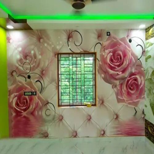 Pink Rose 3d Wallpaper