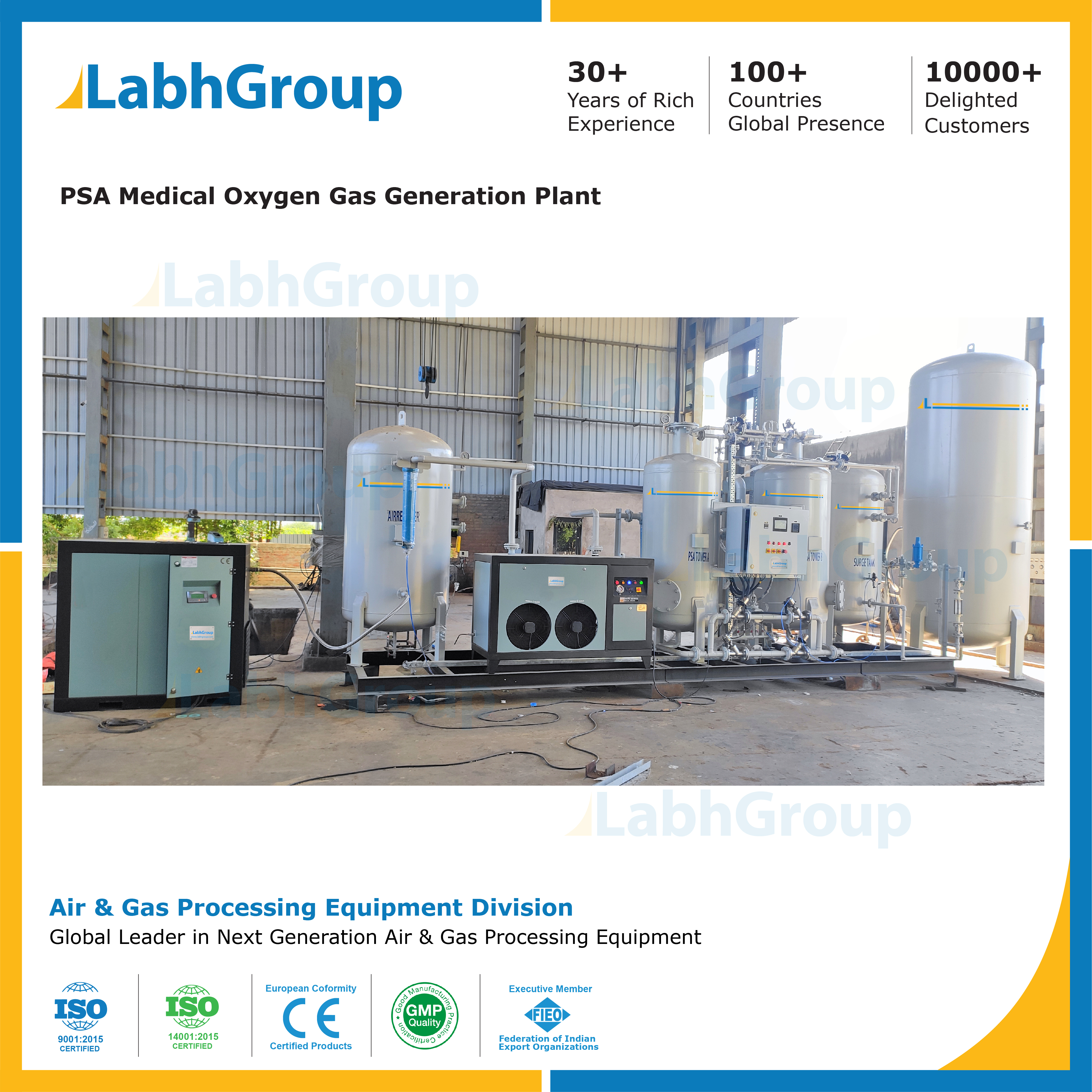 Psa Medical Oxygen Gas Generation Plant - Automatic Grade: Automatic