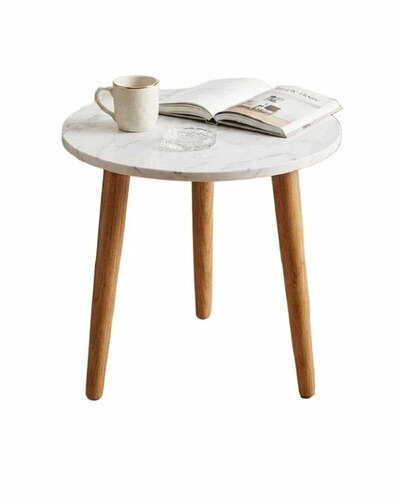 Teak Wood Round Side Table