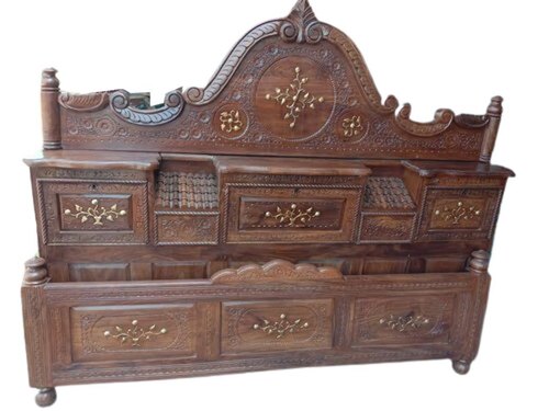 Teak Wood Single Bed Headboard footboard