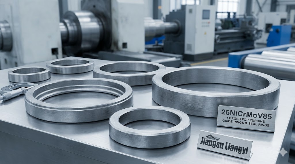 1.6931 26Nicrmov8 5 Ni Cr Mo V Steel Forgings For Steam Turbine Rotors Blades And Valve Spindles Rotors Bars And Rings Jiangsu Liangyi - Application: Machine Parts