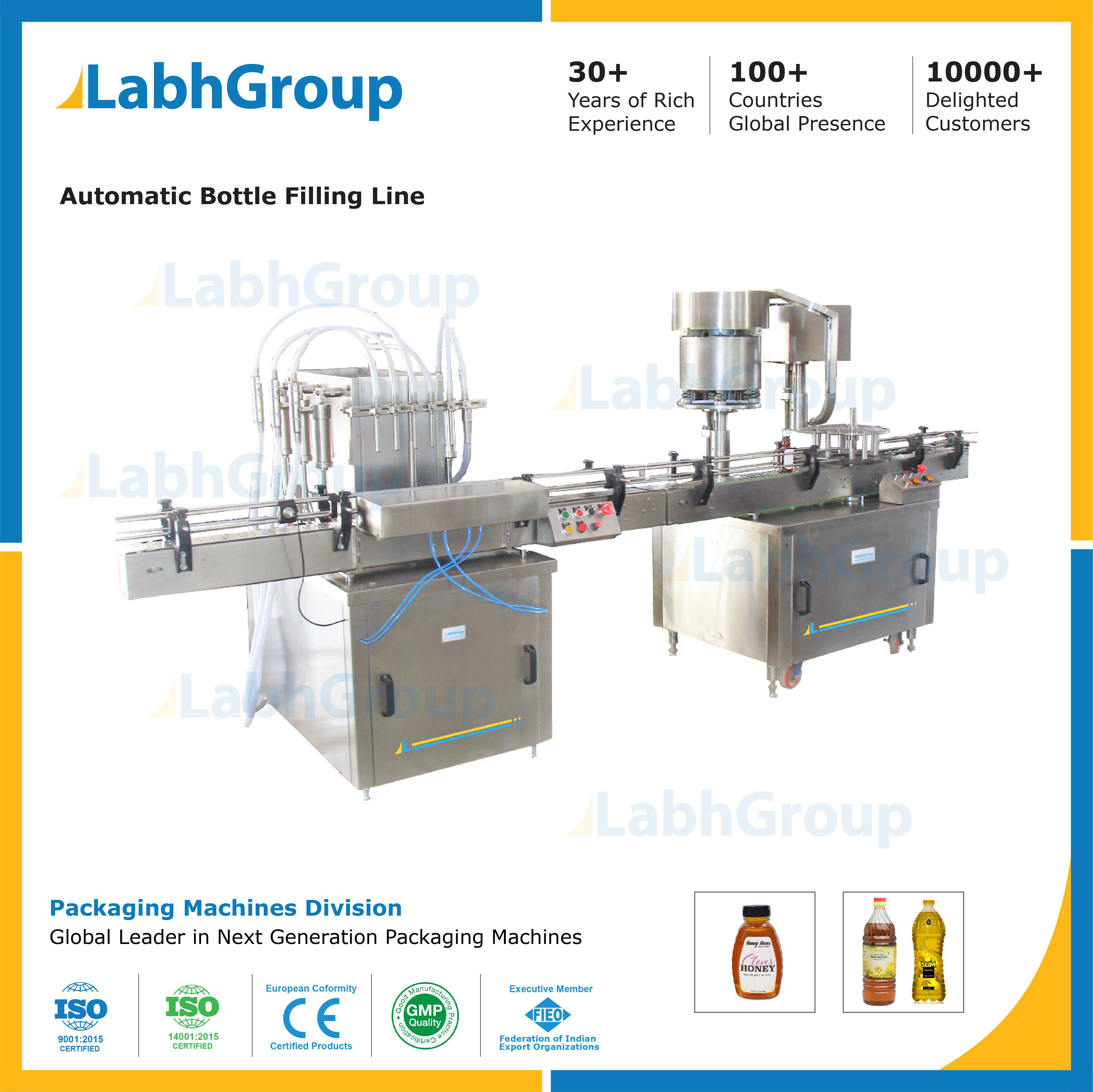 Automatic Bottle Filling Line For Shampoo Hair Oil Etc - Packaging Material: Glass