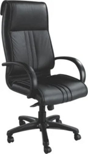 Black Leather Manager Chairs