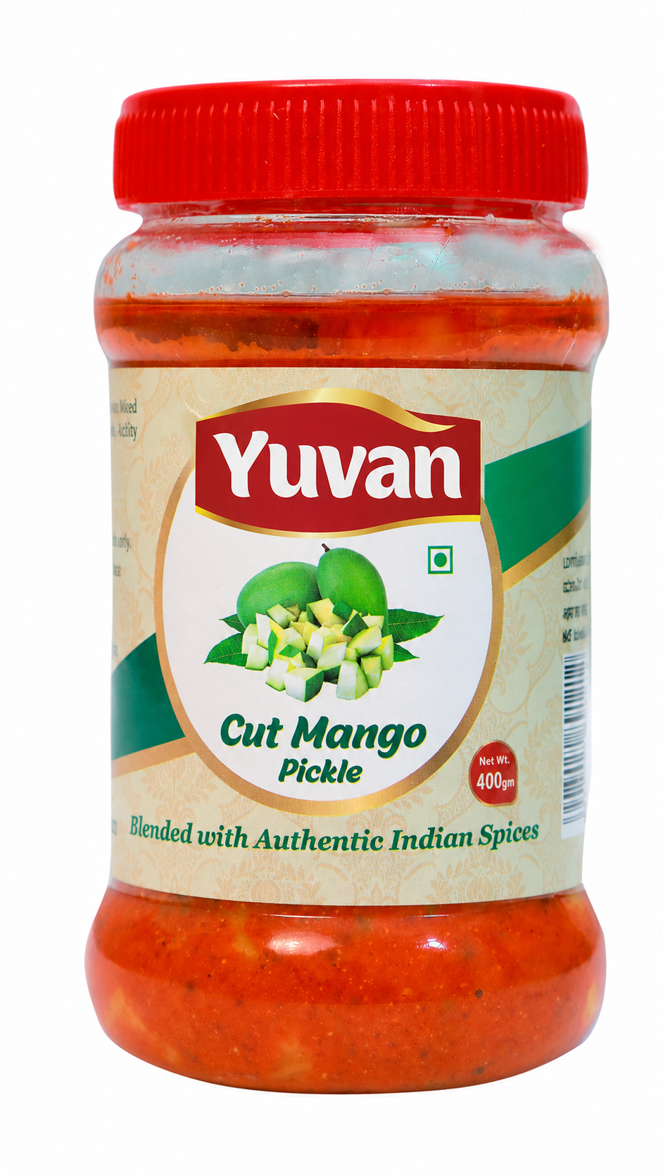 Cut Mango Pickle 400Gm - Additives: None