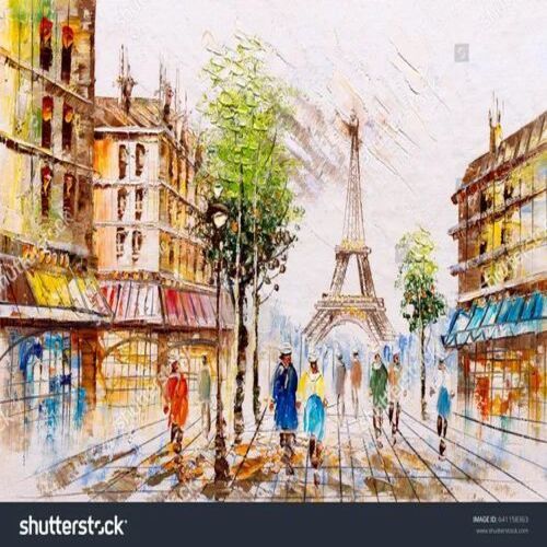 Fancy Oil Paint 3d Wallpaper