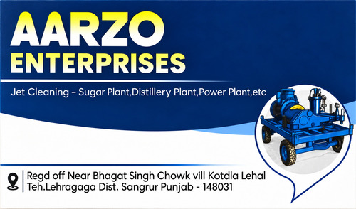 High Pressure Water Jet Cleaning Service By Aarzoo Enterprises