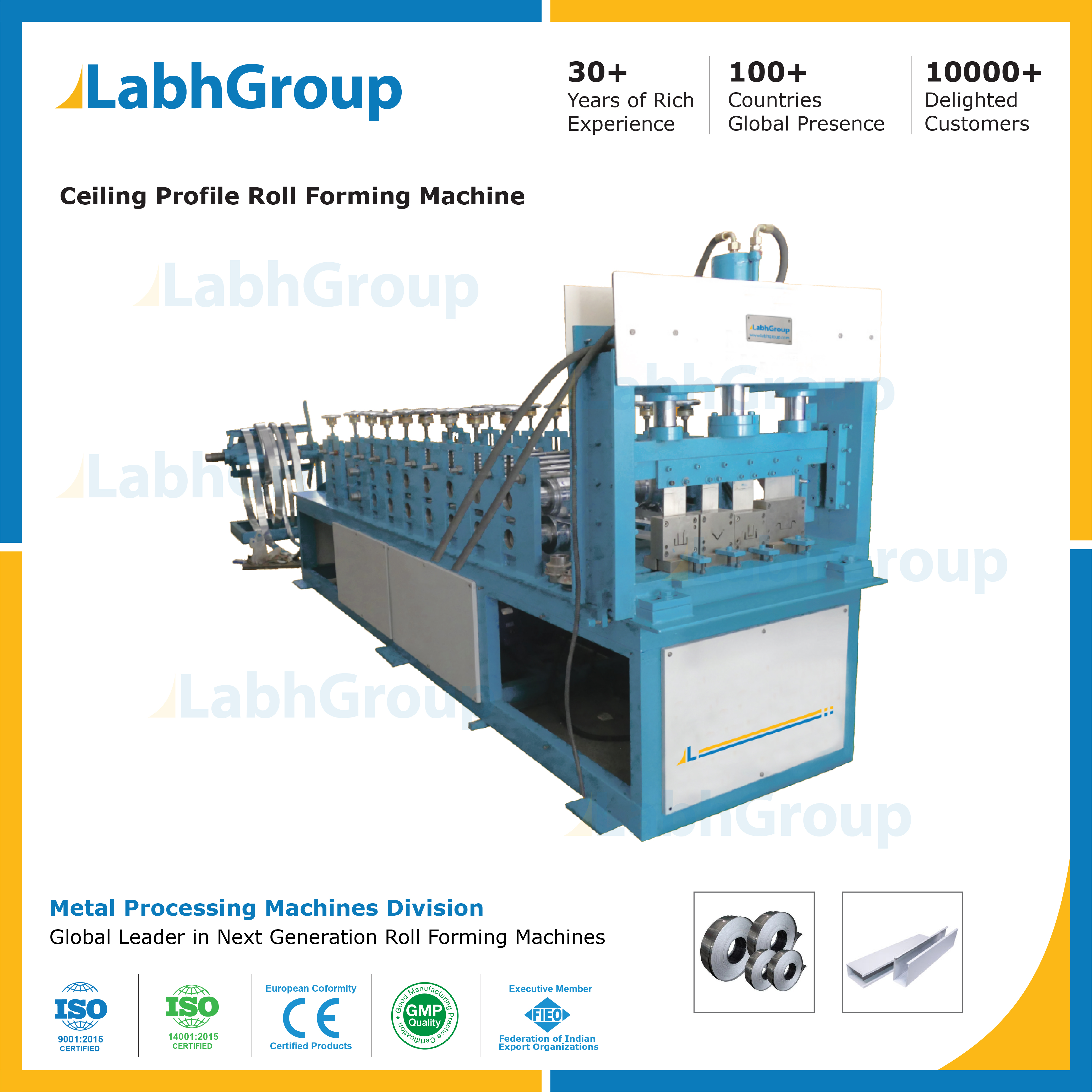 Metal Ceiling Profile Manufacturing Machine