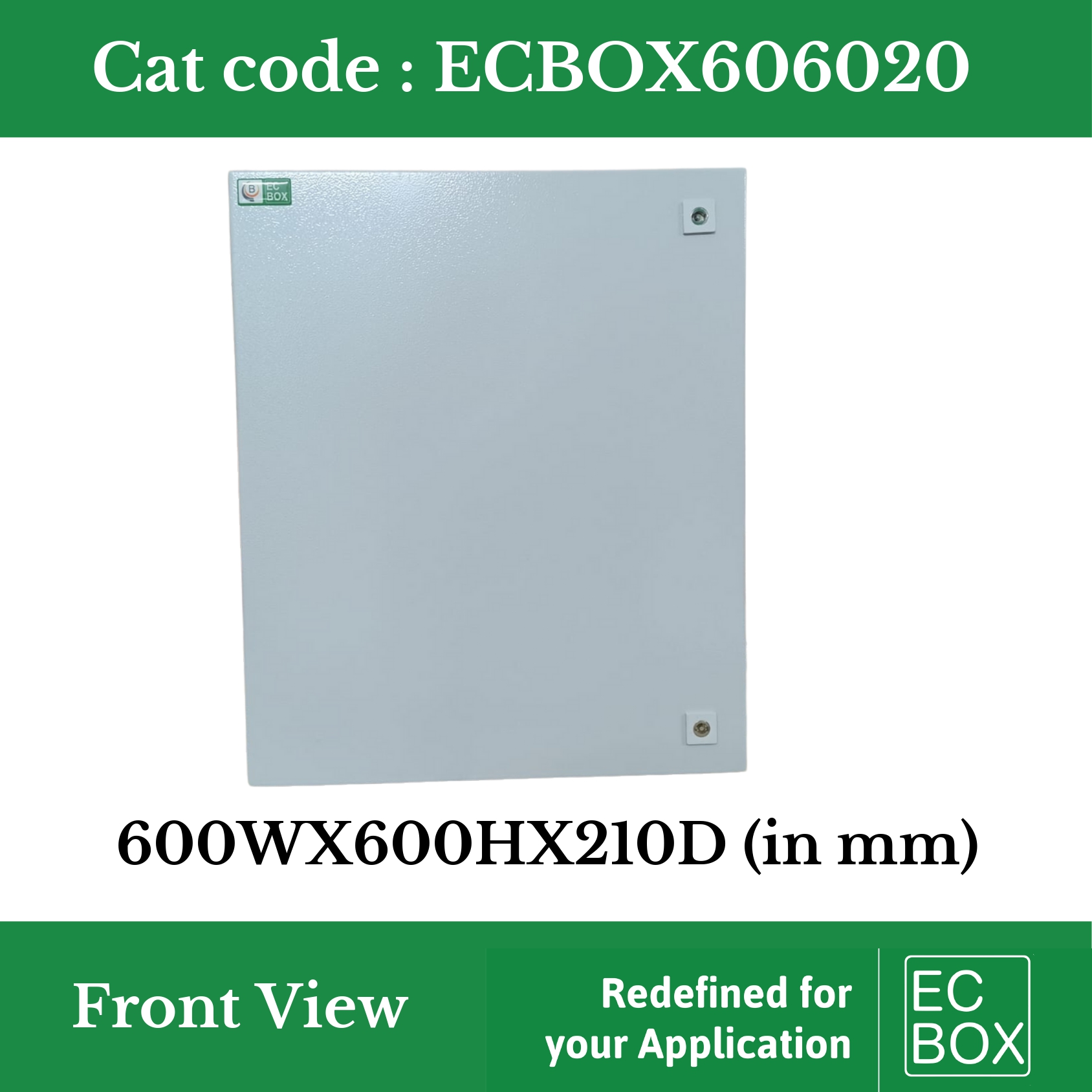 Mild Steel Box - Color: Grey