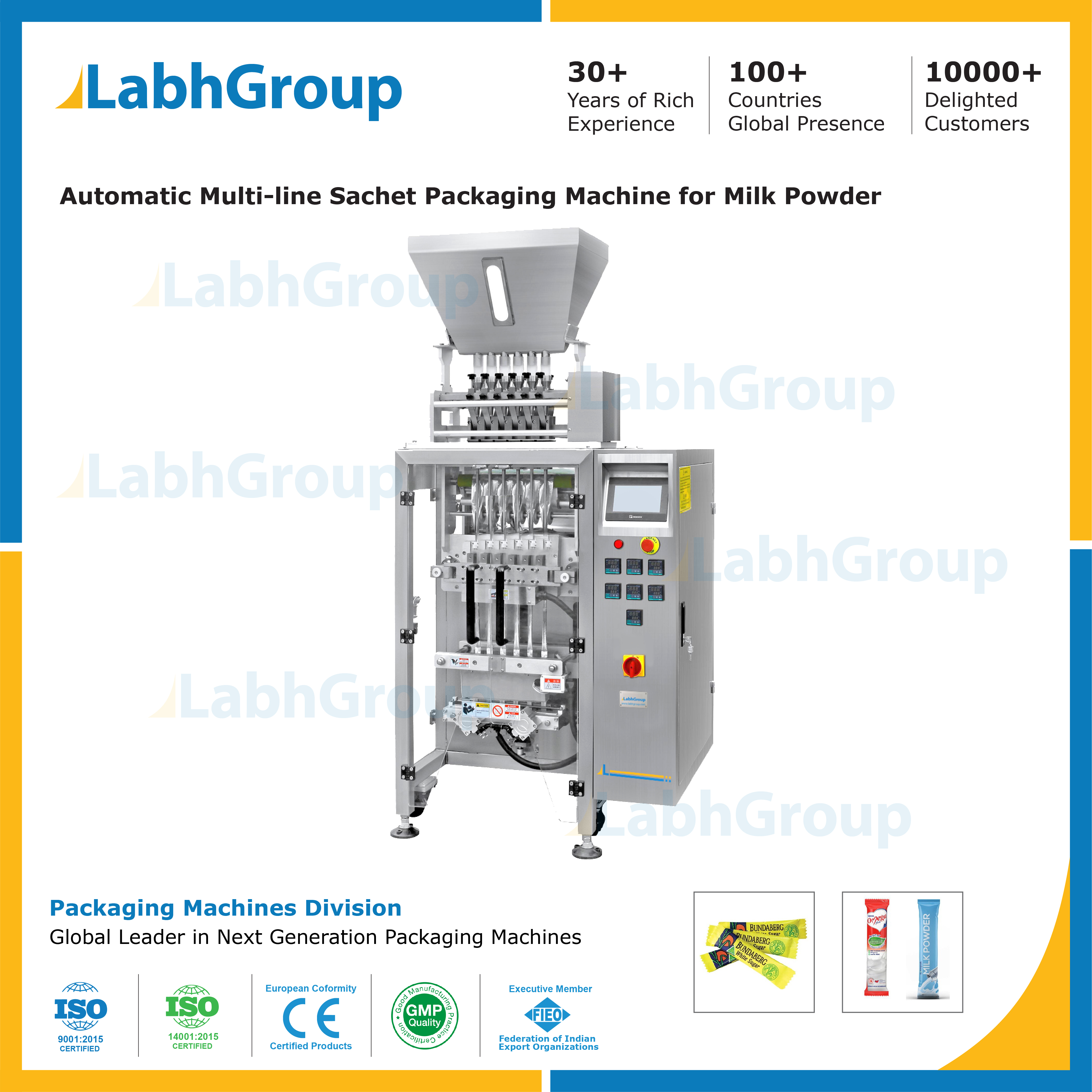 Milk Powder Multi-Lane Pouch Packing Machine