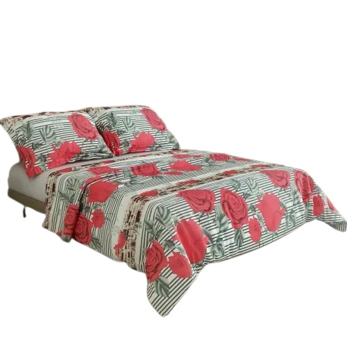 Multicolor Designer Double Bedsheet