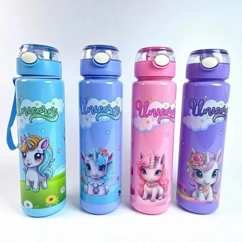 Multicolor Plastic Water Bottle