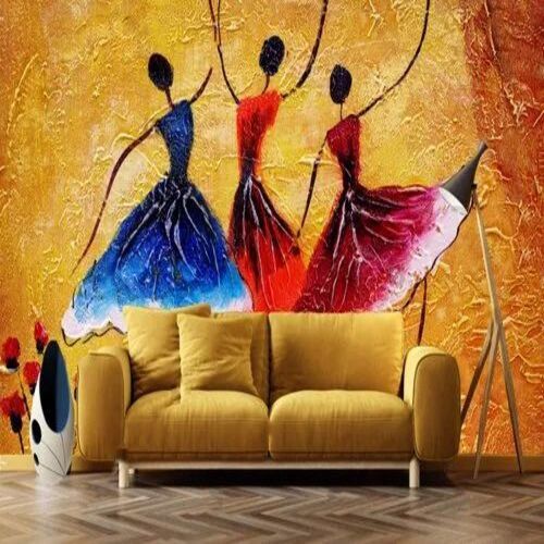 Oil Paint 3d Wallpaper