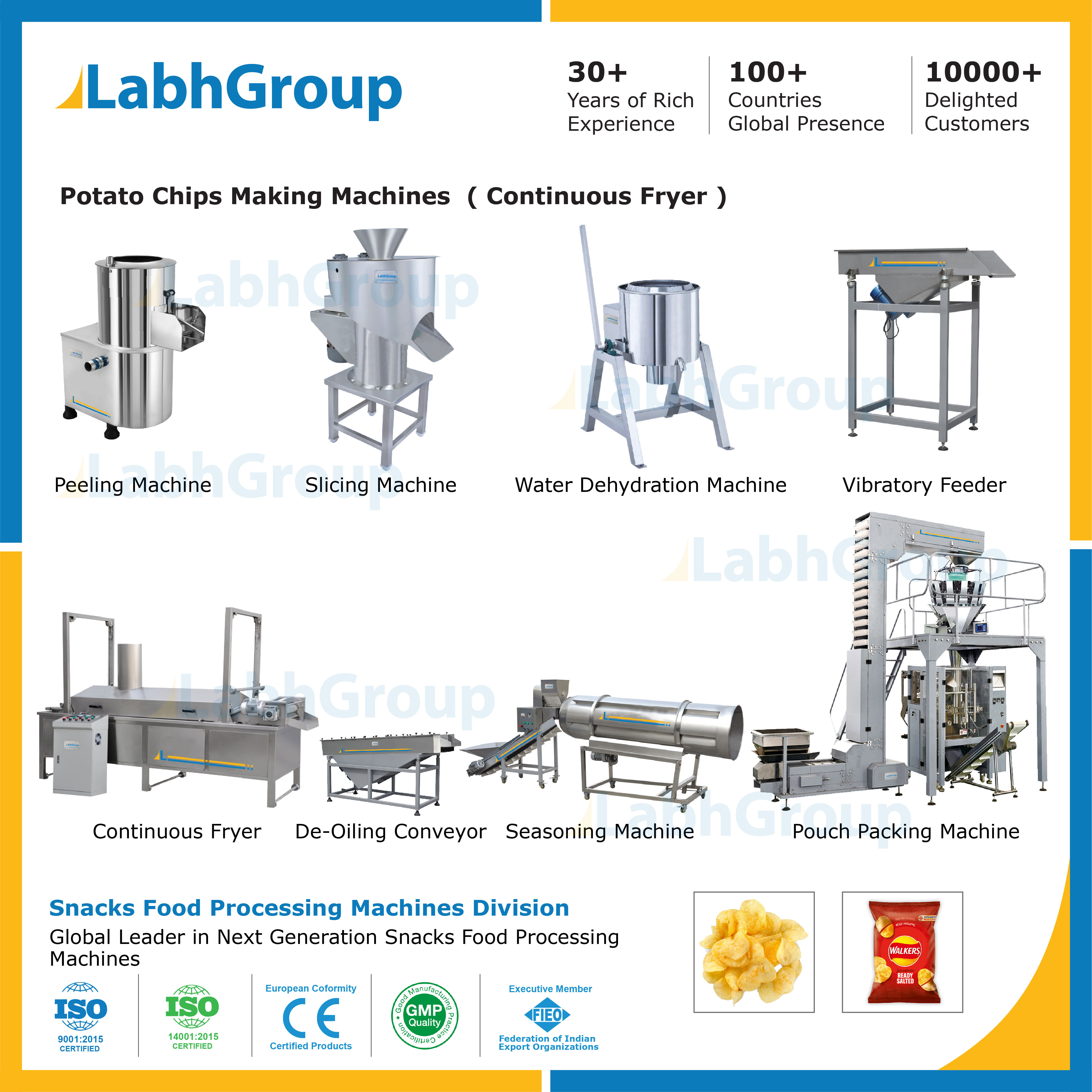 Potato and Banana Chips Production Line