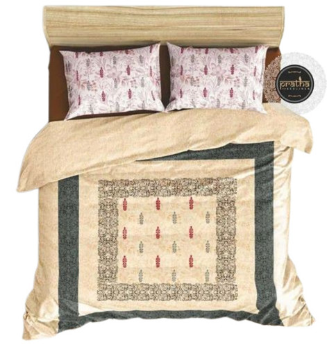 Printed Cotton King Size Bed Sheet