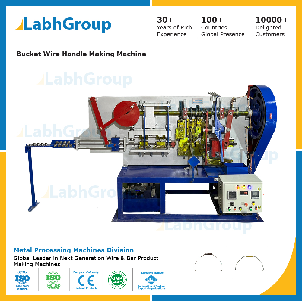 Steel Wire Handle Making Machine - Inlet Diameter: 4 Millimeter (Mm)