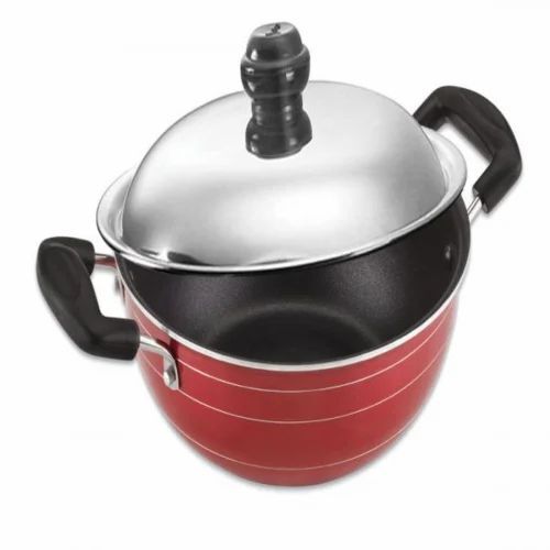 Vikas Non Stick Red Kadai