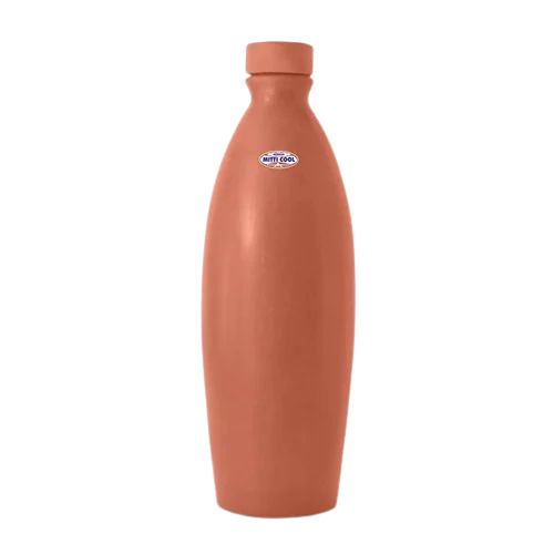 1.1 Ltr Plain Clay Water Bottle