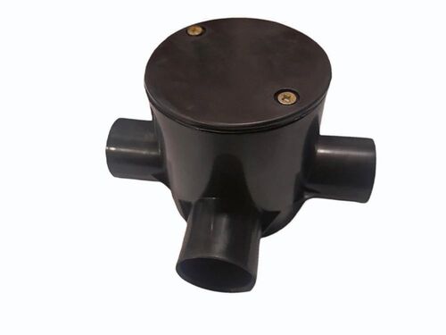 20 Mm 4 Way Black Pvc Junction Box