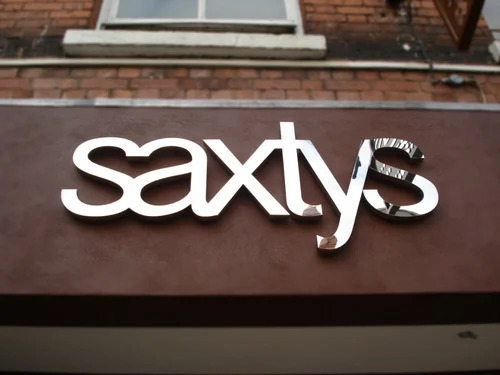 2d Stainless Steel Sign Board