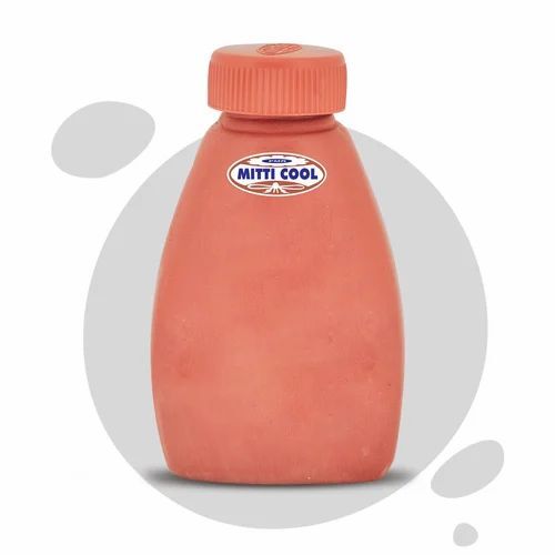 300ml Triangle Clay Water Bottle