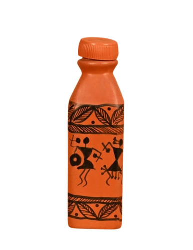 400 Ml Brown Clay Bottle