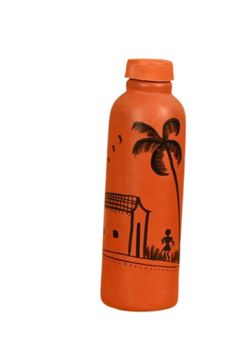 600 Ml Clay Water Bottle
