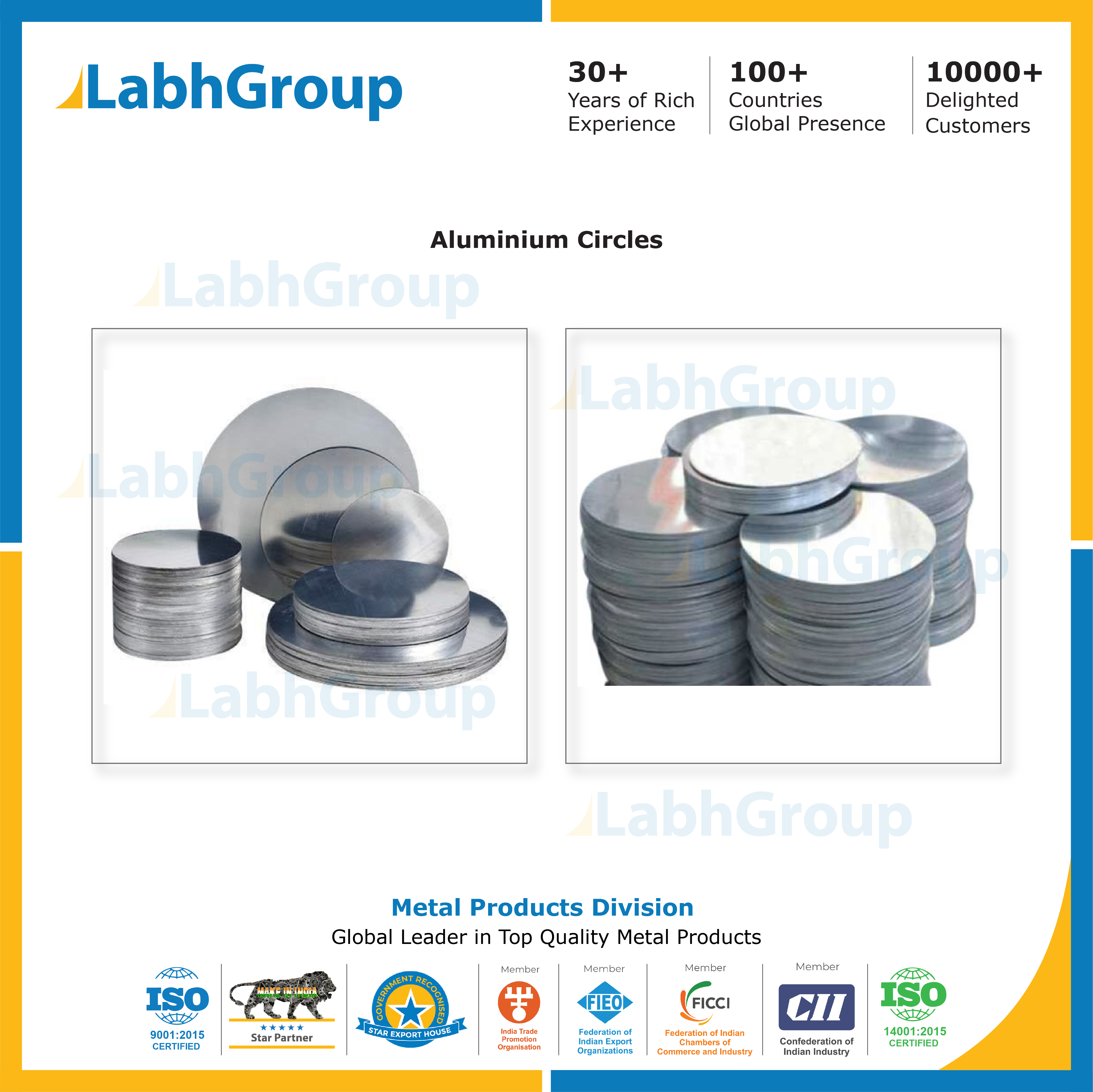 Aluminium Circles For Utensil Manufacturing  - Color: Silver