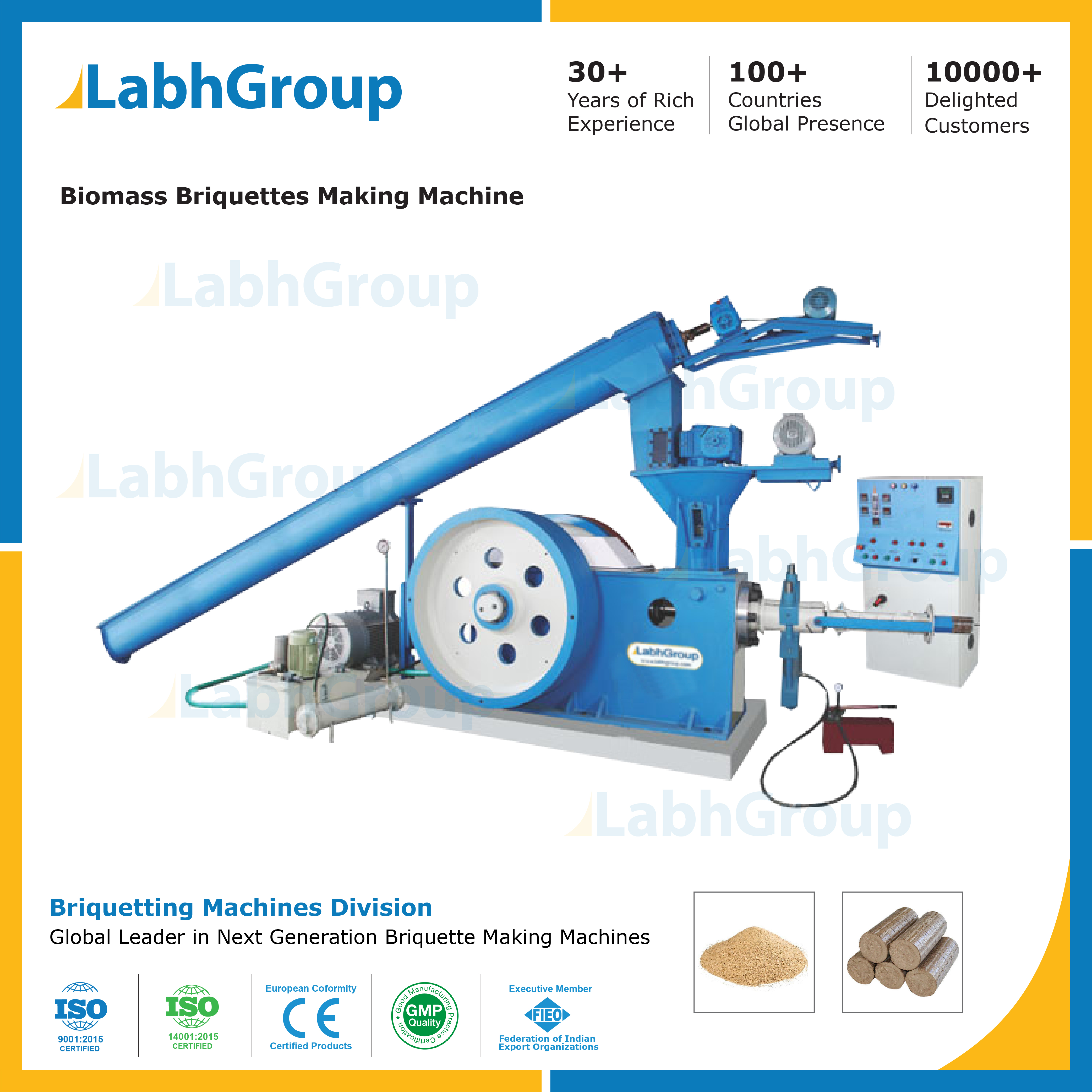 Biomass Waste Briquette Manufacturing Plant