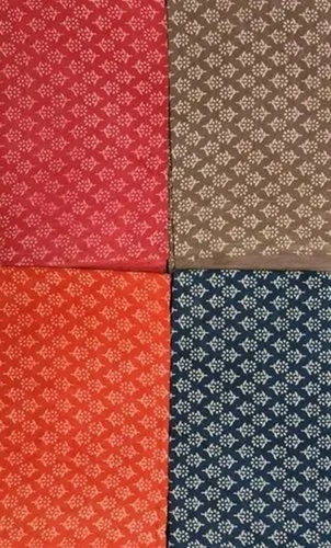 Cotton Dabu Print Kurti Fabric
