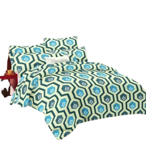 Designer Printed Double Bedsheet