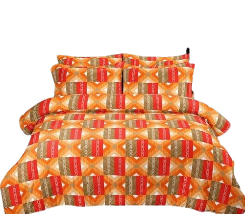 Multicolor Printed Double Bed Sheet