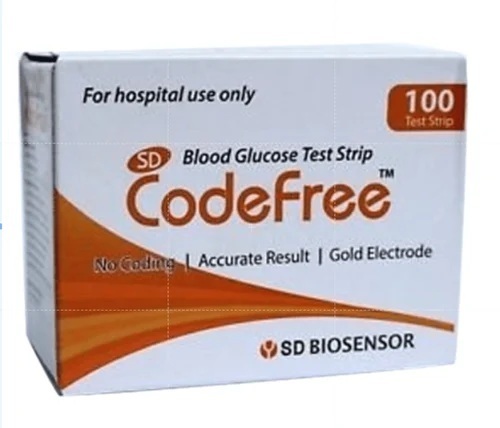 Sd Codefree Blood Glucose Test Strips