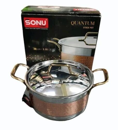 Stainless Steel Biryani Cooking Pot