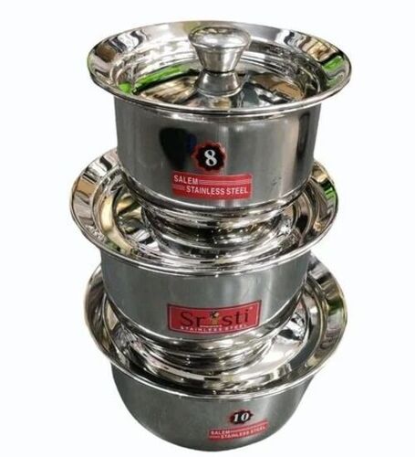 Stainless Steel Handi Pot Set