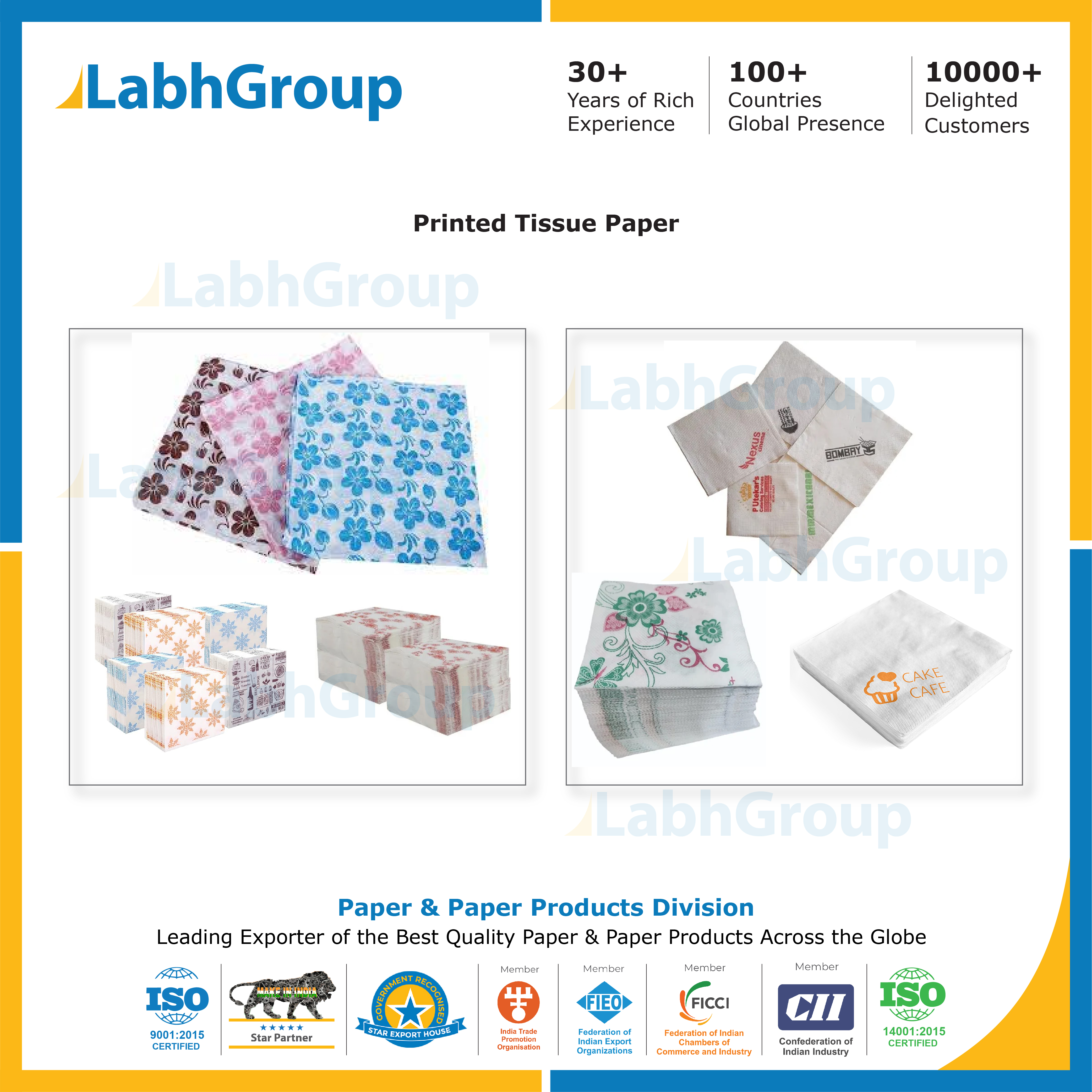 Tissue Paper Napkin - Grade: 1050