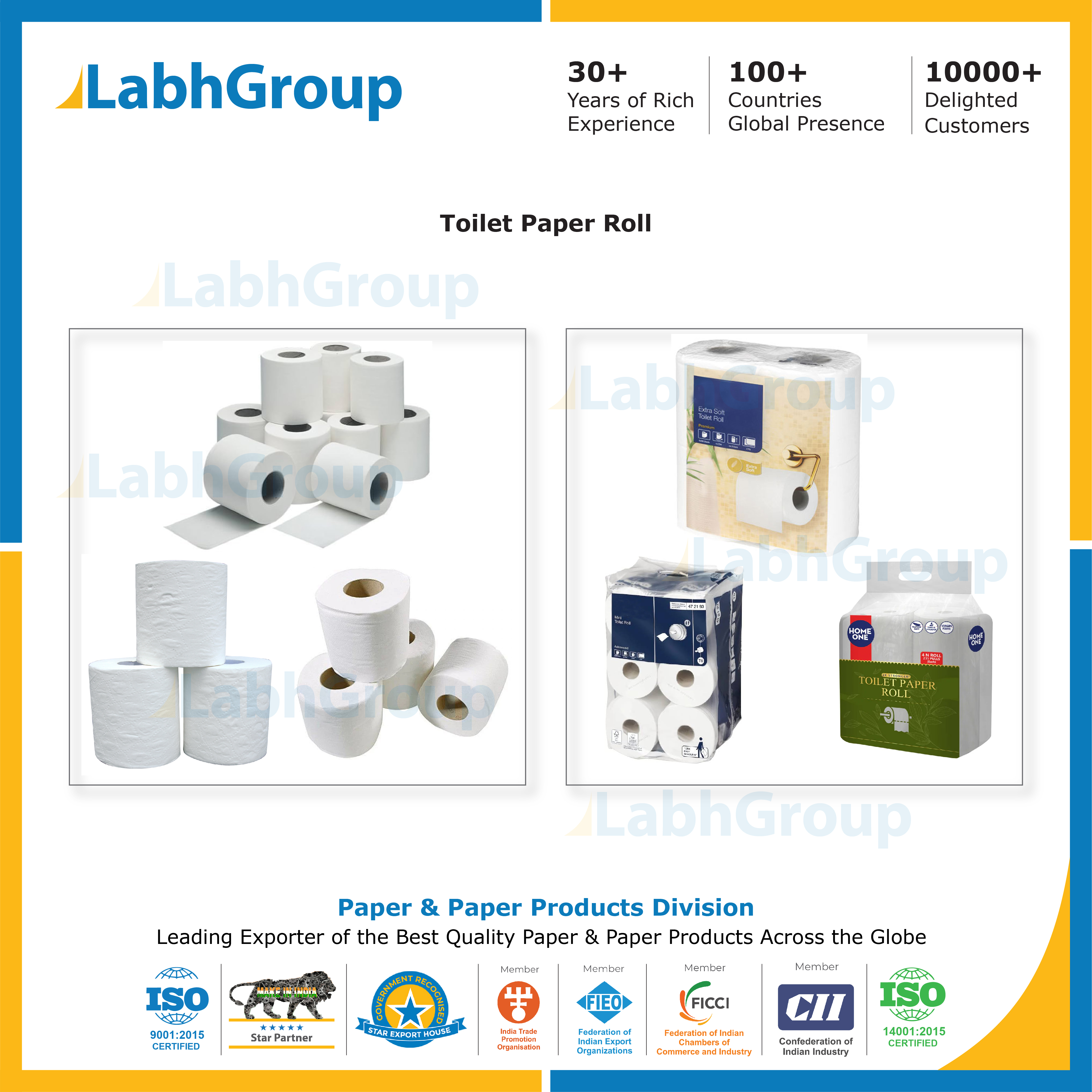 Toilet Tissue Paper Roll - Application: Office & Hotel