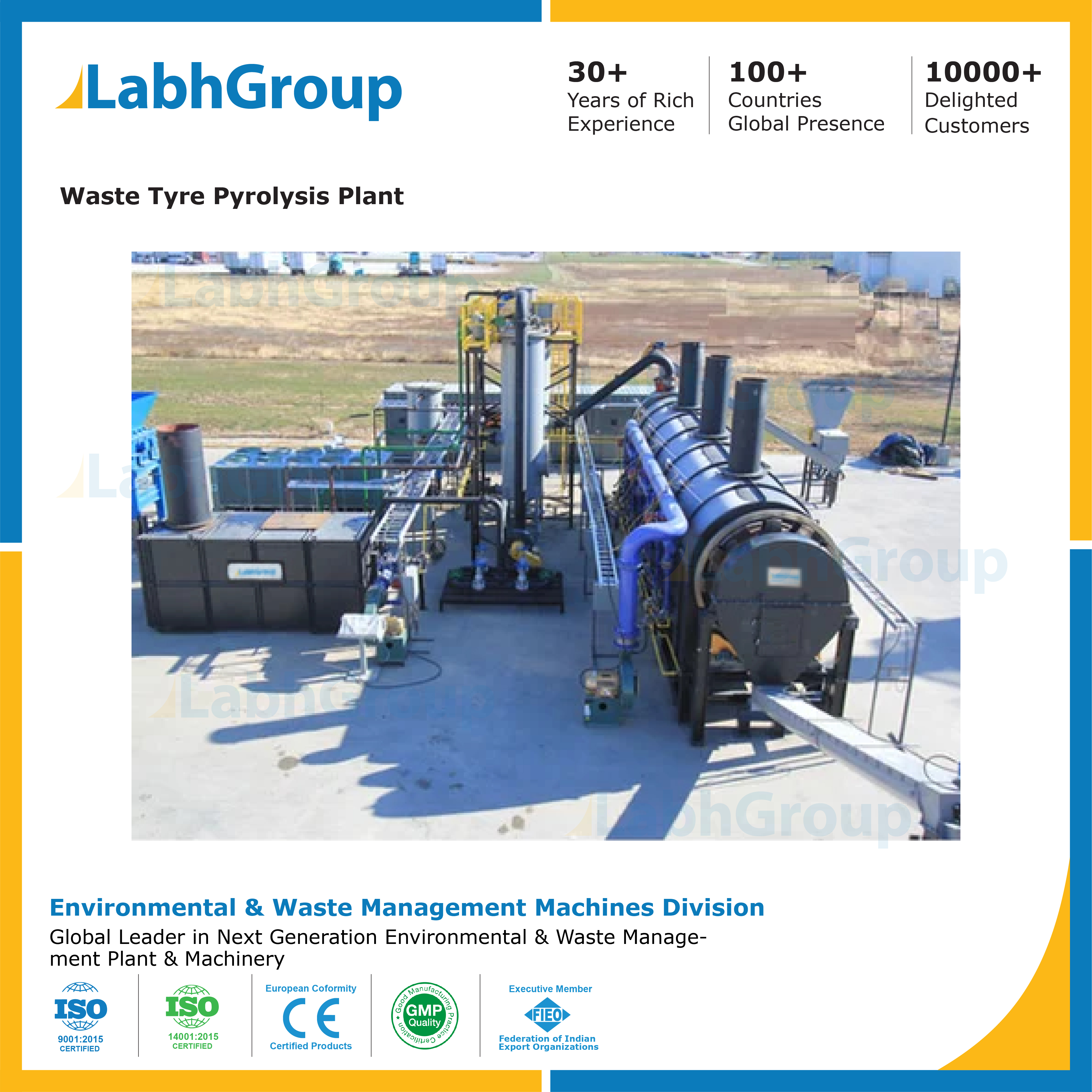 Waste Tyre Pyrolysis Plant - Automatic Grade: Automatic