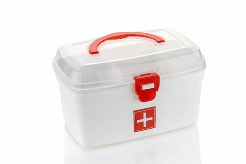 White First Aid Box