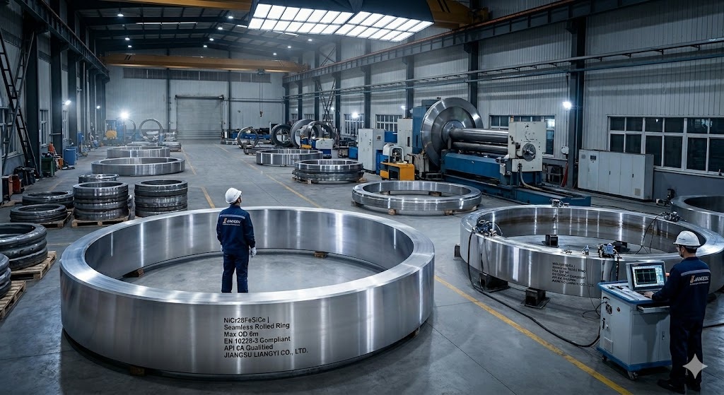 2.4889 Nicr28Fesice N06045 Alloy 45Tm Heat-Resistant Nickel Forgings For Incineration And Furnaces Rings Discs And Bars Jiangsu Liangyi - Chemical Composition: Ni-Cr-Fe-Si-Ce