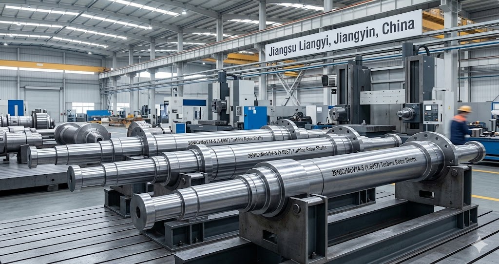 26Nicrmov14 5 W.Nr. 1.6957 High Nickel Ni Cr Mo V Steel Forgings For Large Turbomachinery Rotors And Discs Rotors Discs And Bars Jiangsu Liangyi - Application: Pressure Vessels / Turbines / Heavy Machinery