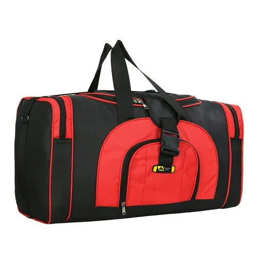 Black And Red Duffle Bag