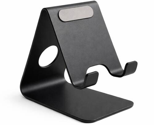 Black Metal Mobile Stand