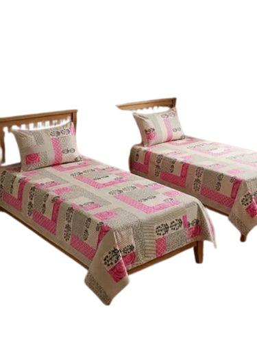Block Printed Single Bed Sheet Set